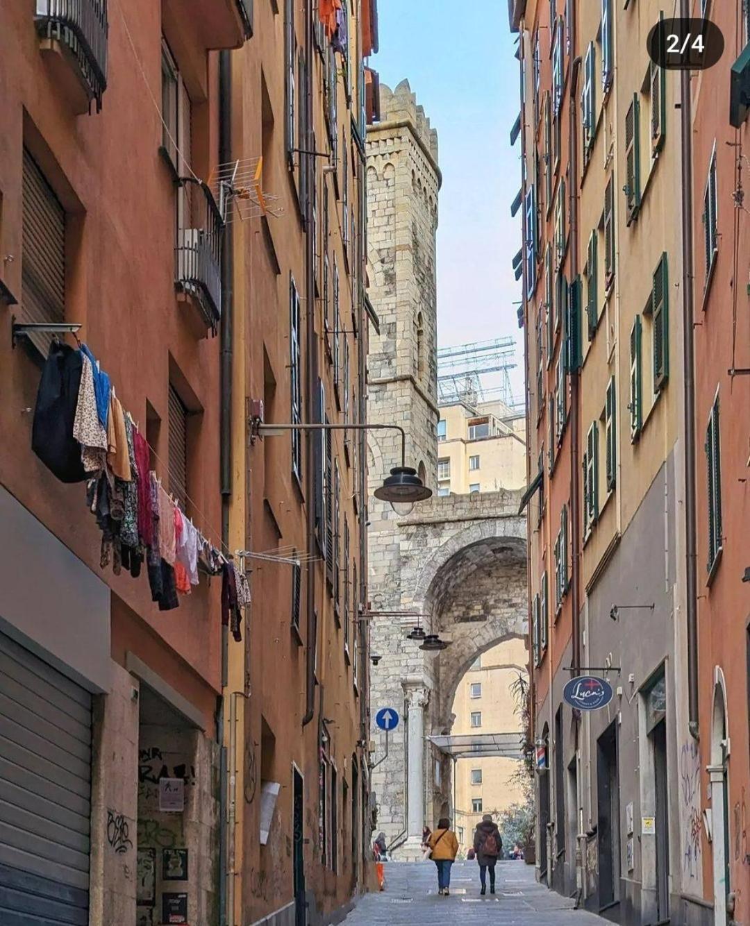 The First Porta Soprana Prione Lejlighed Genova Eksteriør billede